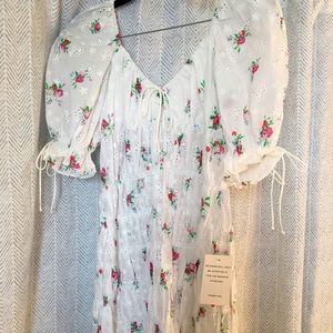 For Love & Lemons Embroidered Dress